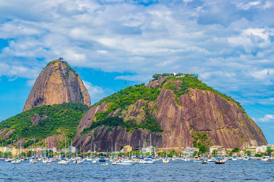 Le Pain de Sucre, à Rio de Janeiro.