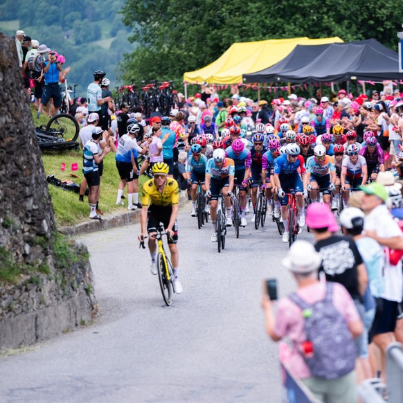 Les supporters suisses étaient présents en nombre sur les routes tessinoises.