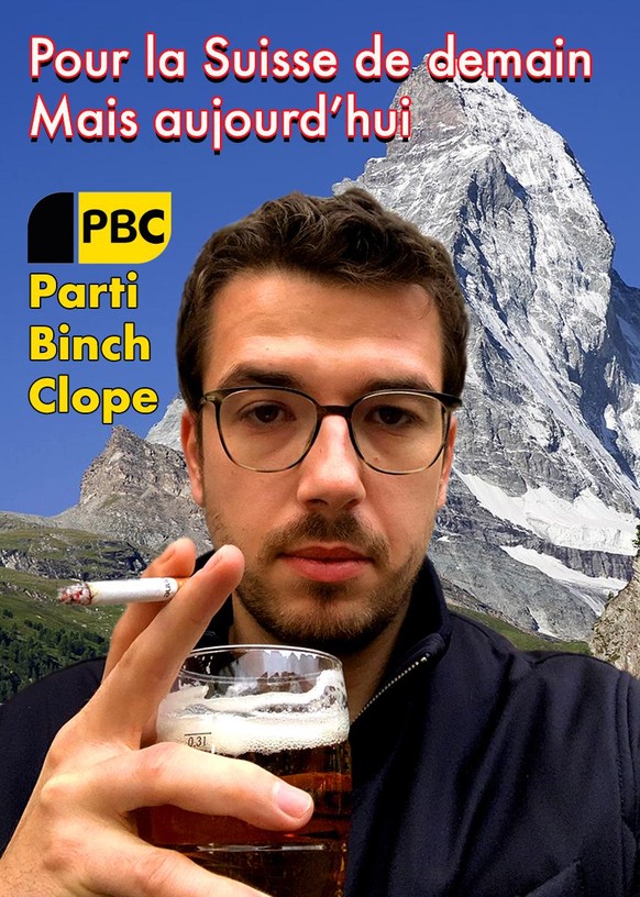 Affiche, PBC, Alcool, Politique, Enquête