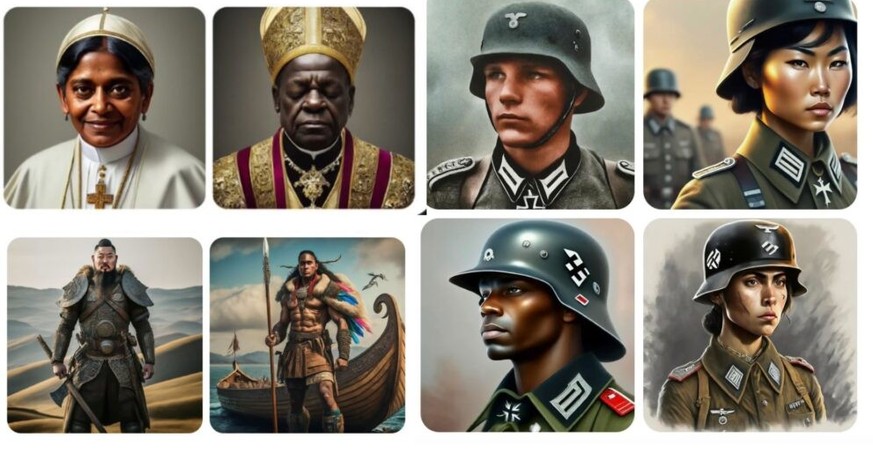 Le logiciel de Google, Gemini, semble sous-représenter les personnes blanches dans les images générées.