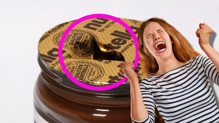 Beaucoup de gourmands peinent à retirer l’opercule du Nutella.