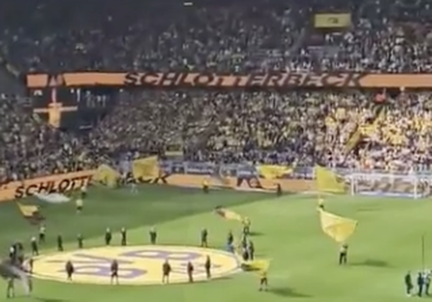 Une scène curieuse s'est produite à Dortmund