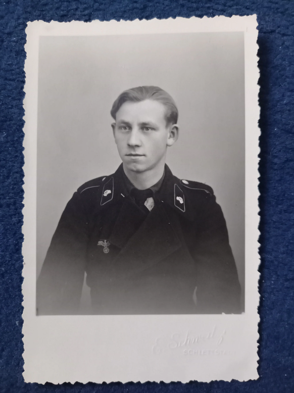 François Dochter en soldat de la Wehrmacht.