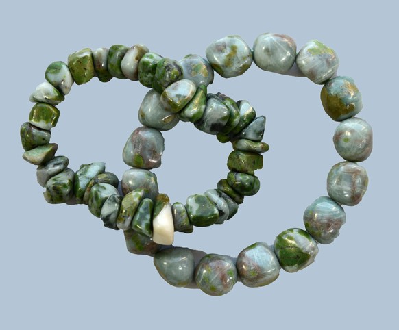 Bracelets en gabbro d&#039;Allalin.