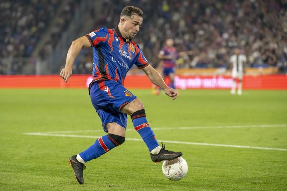 Xherdan Shaqiri (FCB) im Fussball Meisterschaftsspiel der Regular Season der Swiss Super League zwischen dem FC Basel 1893 und dem FC Zuerich im Stadion St. Jakob-Park in Basel, am Samstag, 21. Septem ...