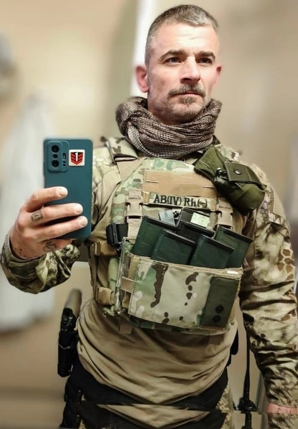 Le mercenaire schaffhousois en Ukraine.