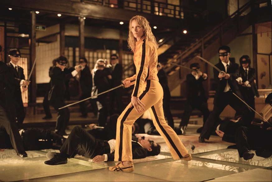 Dans «Kill Bill», Uma Thurman portait des baskets de la marque japonaise Onitsuka Tiger: un must pour les touristes au Japon.