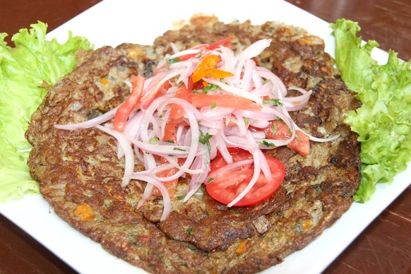 Une sorte de tortilla au poisson.