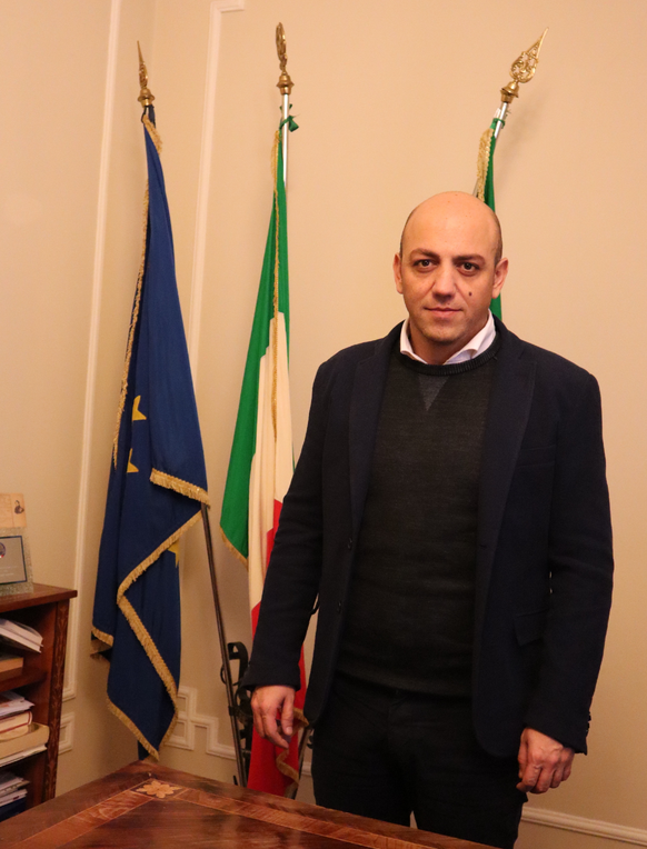 Francesco Passerini, maire de Codogno.