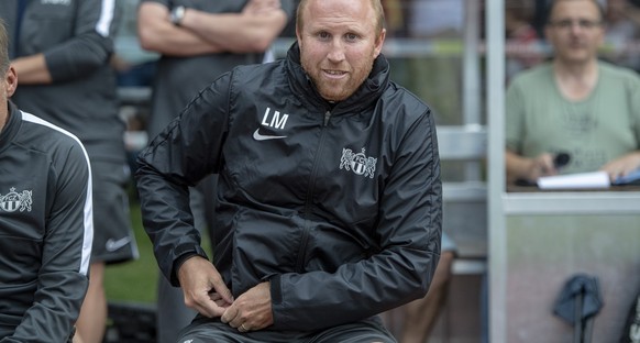 Der Trainer des FC Zuerich, Ludovic Magnin beim Fussball Testspiel zwischen dem FC Zuerich und dem VfB Stuttgart vom Samstag, 6. Juli 2019 in Henau-Uzwil. (KEYSTONE/Urs Flueeler)