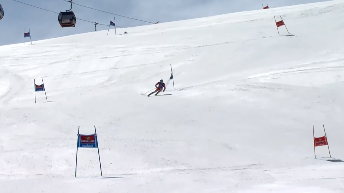 Il manquait un élément important sur la piste du super-G de Saalbach