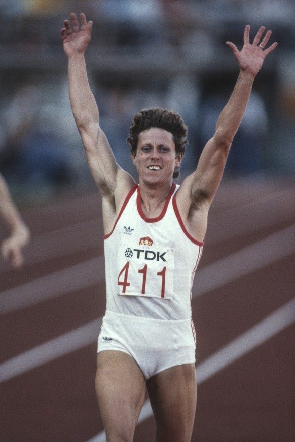 Track And Field Jarmila Kratochvilova Jarmila Kratochvilova CZE competing in the 1983 World Athletics Championships. Helsinki Finland Copyright: xPaulxJ..xSutton/DUOMO/PCNx TF1101 106863