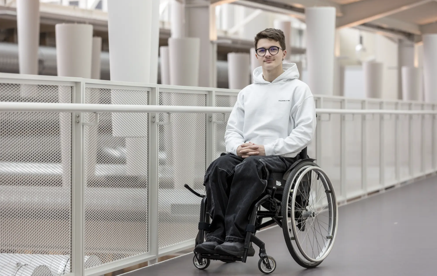 Fabian Kappeler est en fauteuil roulant depuis ses 16 ans.