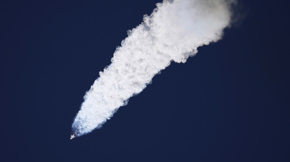 A Long March-2F Y12 rocket carrying a crew of Chinese astronauts in a Shenzhou-12 spaceship lifts off at the Jiuquan Satellite Launch Center in Jiuquan in northwestern China, Thursday, June 17, 2021.  ...