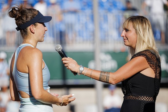 Avec Belinda Bencic