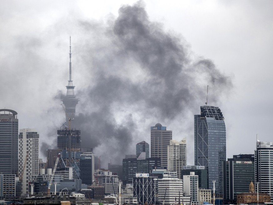 La ville d&#039;Auckland a reçu 76,8 mm de pluie en une heure, le deuxième record de précipitations jamais enregistré dans ce laps de temps dans la ville, selon les services météorologiques (archives) ...