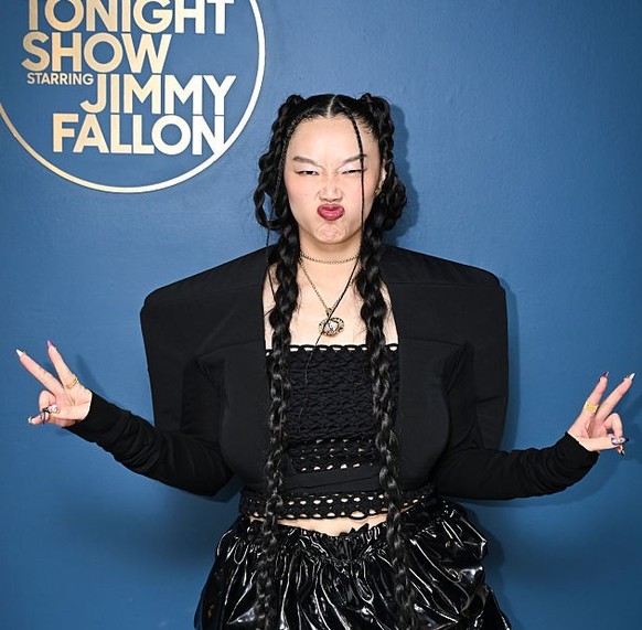 THE TONIGHT SHOW STARRING JIMMY FALLON -- Episode 2196 -- Pictured: Singer Audrey Nuna poses backstage on Tuesday, October 7, 2025 -- (Photo by: Todd Owyoung/NBC via Getty Images)
