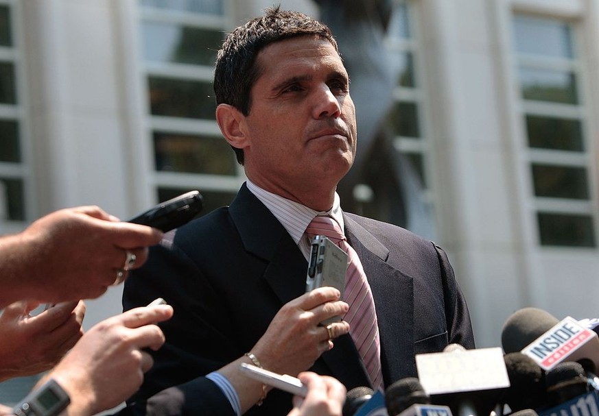 NEW YORK - AUGUST 15: Defense attorney John Lauro speaks to the media after his client, former NBA referee Tim Donaghy, pleaded guilty to two felony charges August 15, 2007 in the Brooklyn borough of  ...