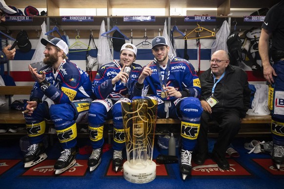 Bières et cigares, les incontournables pour fêter dignement un titre en hockey sur glace.