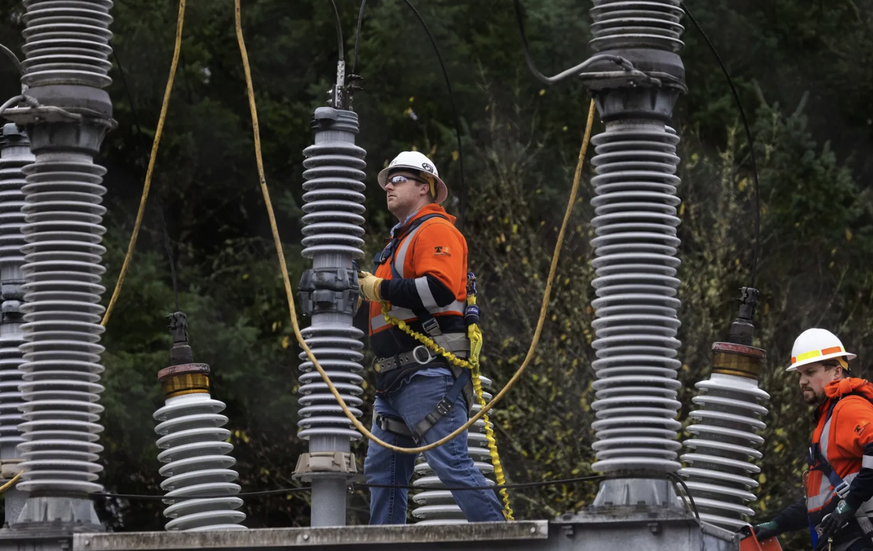 Seattle Etats-Unis attaque transformateur électrique extrême-droite électricité