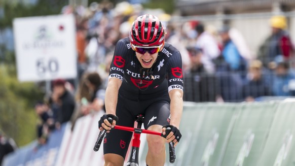 Yannis Voisard (ici lors du TdR 2024) a pris les commandes du AlUla Tour jeudi