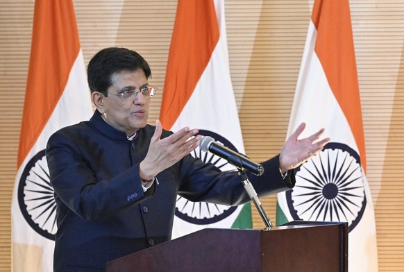 Piyush Goyal, ministre indien du Commerce et de l'Industrie.