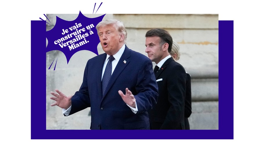Trump a préféré Versailles à la Suisse
