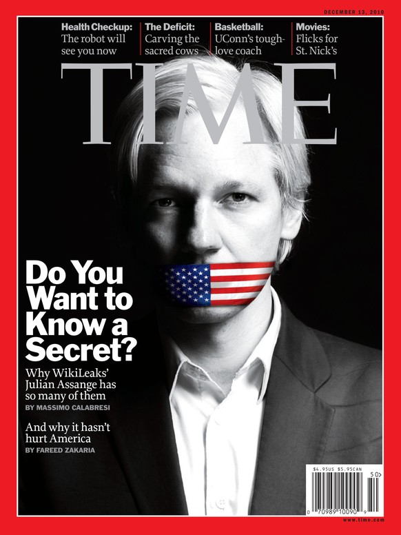 La couverture du TIME, le 13 décembre 2010.