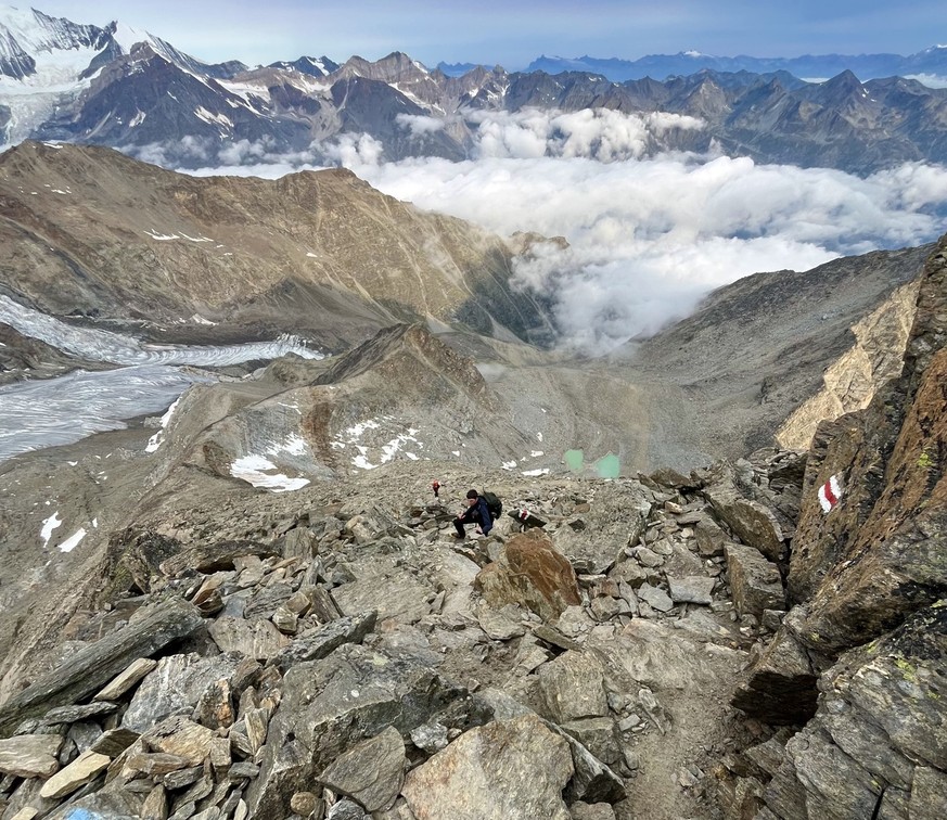 Gross Bigerhorn höchster Wandergipfel Europas