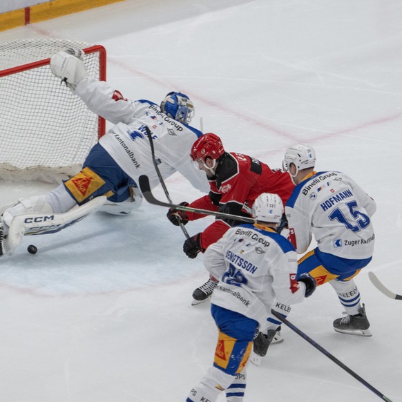 Damien Riat a ouvert le score pour le LHC face à Zoug