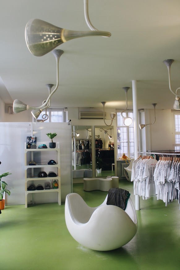 La nouvelle boutique de Numa Supply, à Lausanne, au Flon, spécialisé dans le t-shirt vintage.