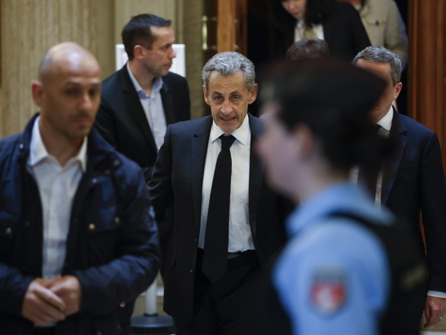 Nicolas Sarkozy comparaît depuis lundi devant la cour d'appel de Paris.