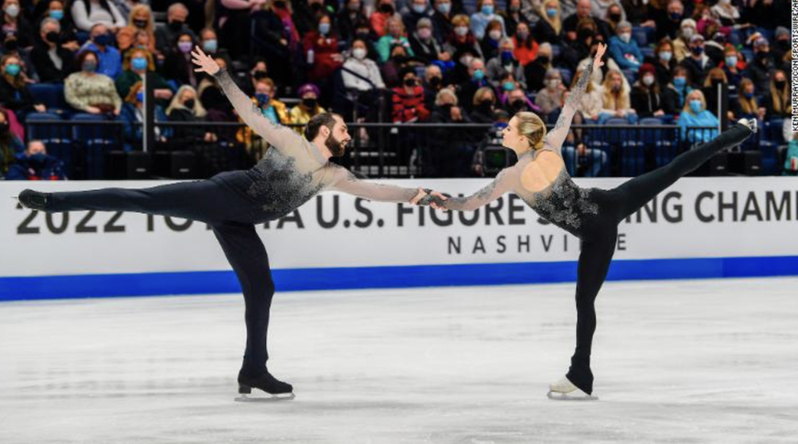 Ashley Cain-Gribble Timothy LeDuc patinage artistique couple duo Pékin Jeux Olympiques JO 2022 Team USA équipe Etats-Unis