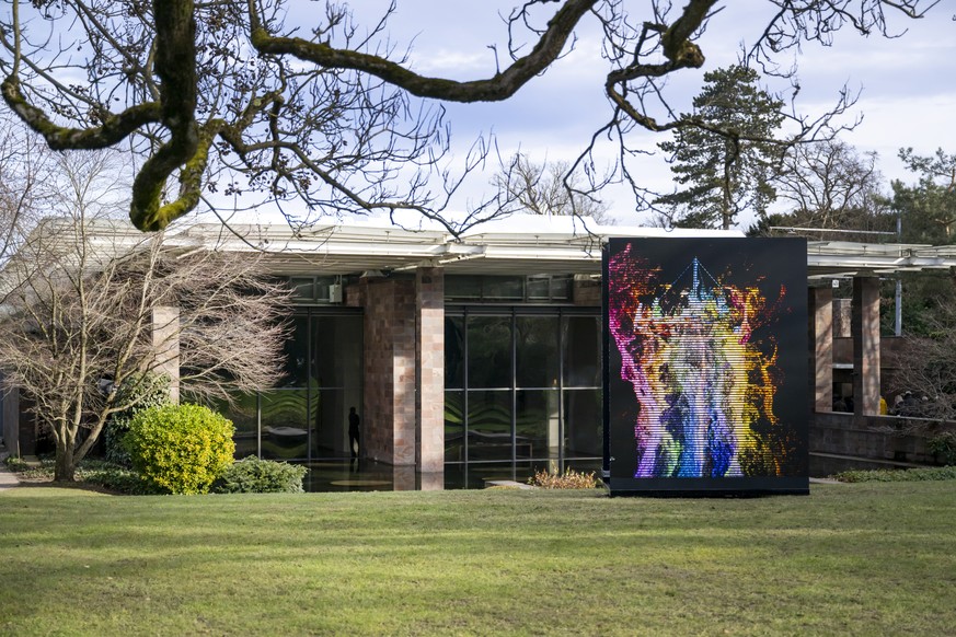 Das Kunstwerk &quot;Boreal Dreams&quot; (2024/25 / Leihgeber: Courtesy Jakob Kudsk Steensen, im Auftrag der Fondation Beyeler, Riehen/Basel) des daenischen Kuenstlers Jakob Kudsk Steensen (1987) ist z ...