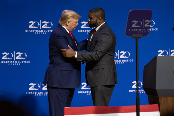 Qualifié d'«étoile montante» par Trump en personne, Bryon Donalds est l'un des (très) rares républicains noirs de Capitol Hill.