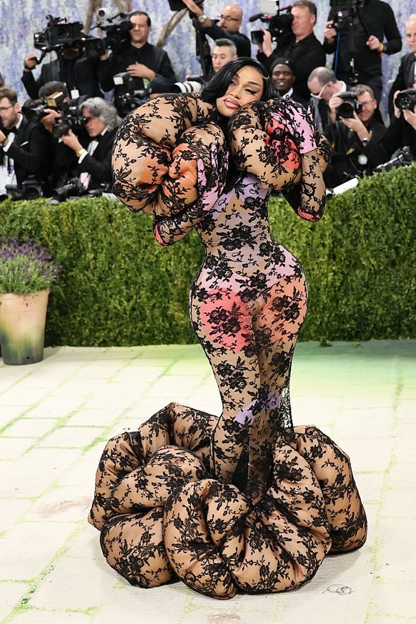 NEW YORK, NEW YORK - MAY 04: Cardi B attends the 2026 Met Gala celebrating "Costume Art" at the Metropolitan Museum of Art on May 04, 2026 in New York City. (Photo by Theo Wargo/FilmMagic)