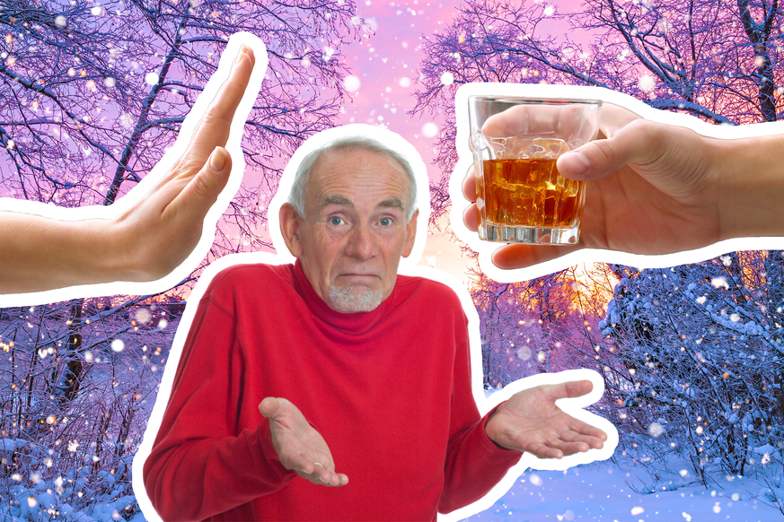 Accepter ou non le verre qui nous est tendu? La réponse est simple: si c&#039;est du thé froid non, si c&#039;est du whisky oui