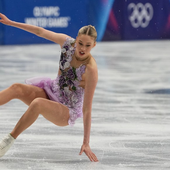Kimmy Repond est passée à côté de son programme libre.