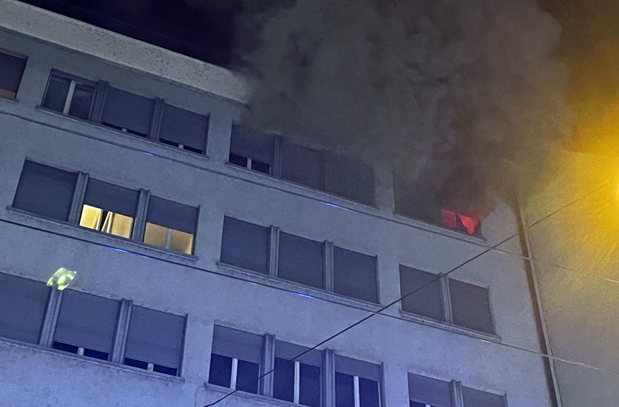 Incendie à Lucerne