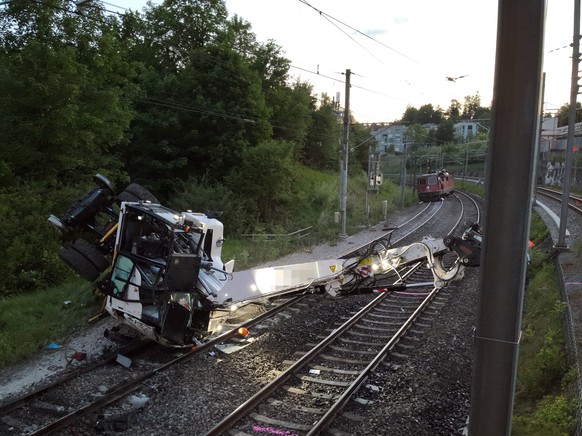 Collision en gare de Saint-Gall