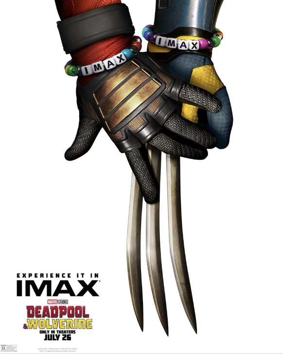 l&#039;affiche promotionnelle de Deadpool et Wolverine au cinéma