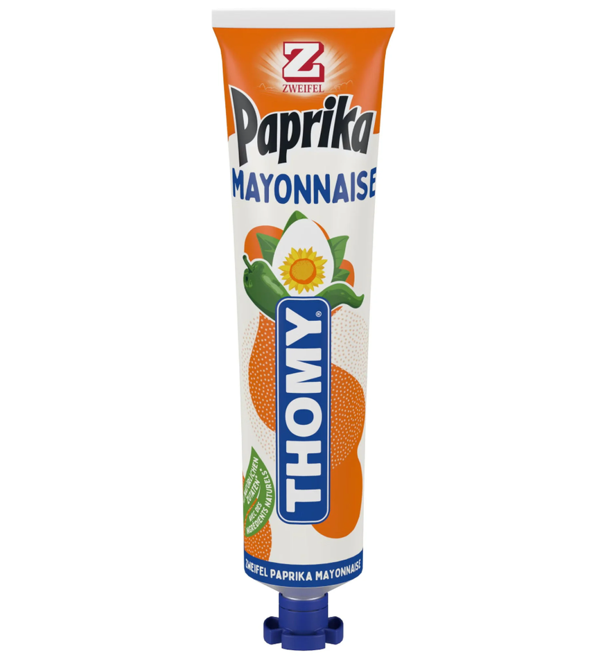 La mayonnaise Thomy au paprika de Zweifel fait un carton..