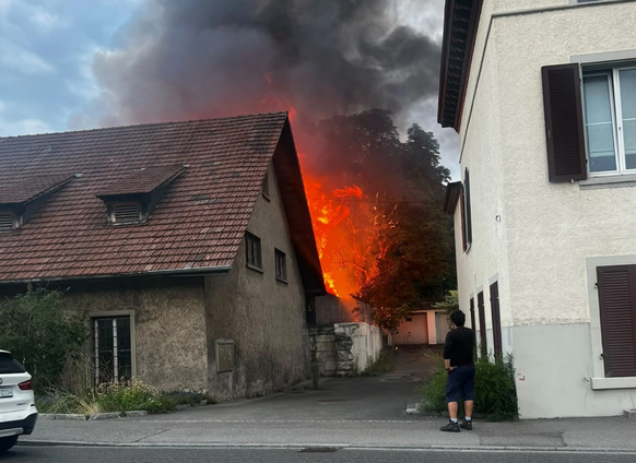 Incendie à Schaffhouse