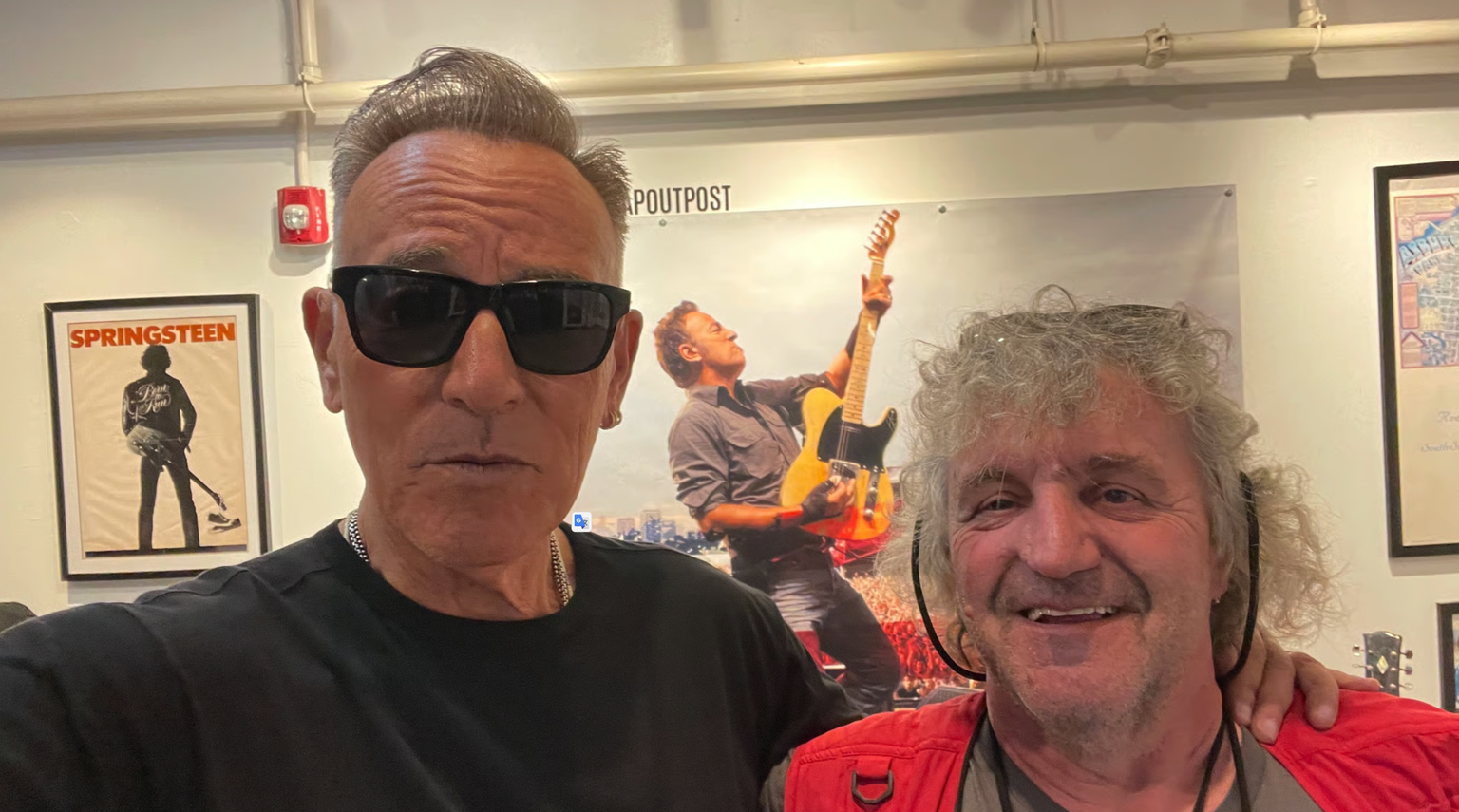 Bruce Springsteen et Alberto Engeli.
