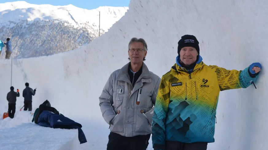 Christian Brantschen (à gauche) et Gregor Stähli.