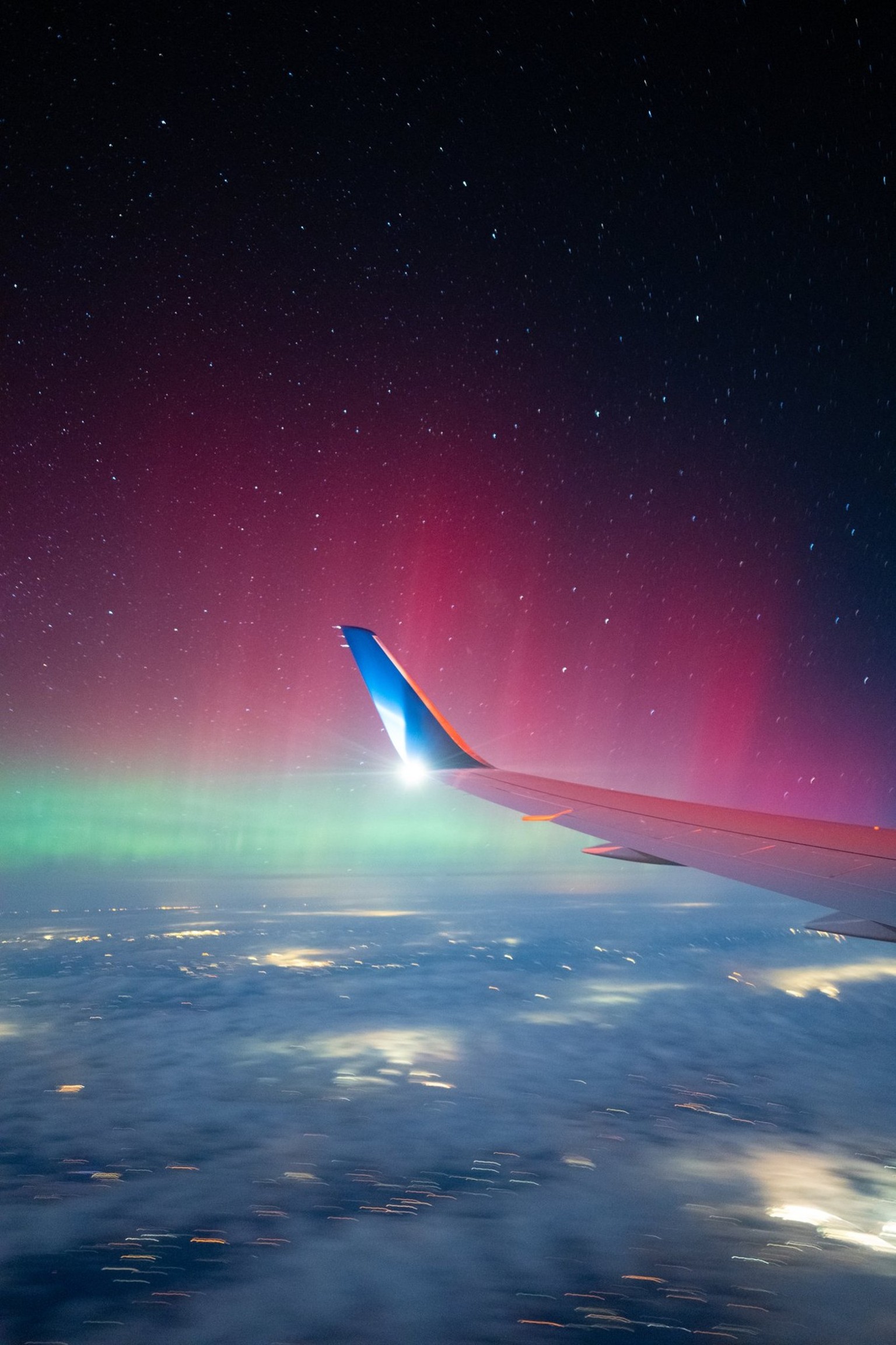 En avion au nord de l&#039;état de New York