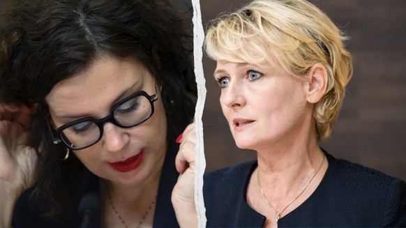 Christelle Luisier et Isabelle Moret sont allées au WEF en limousine.