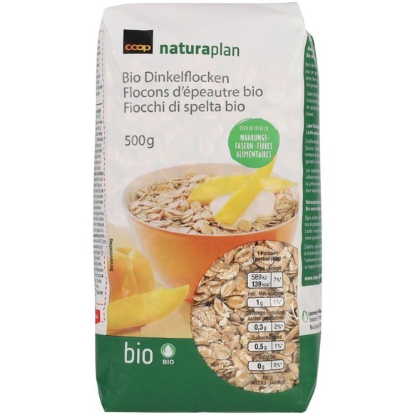 flocons de d'épeautre BIO de 500g