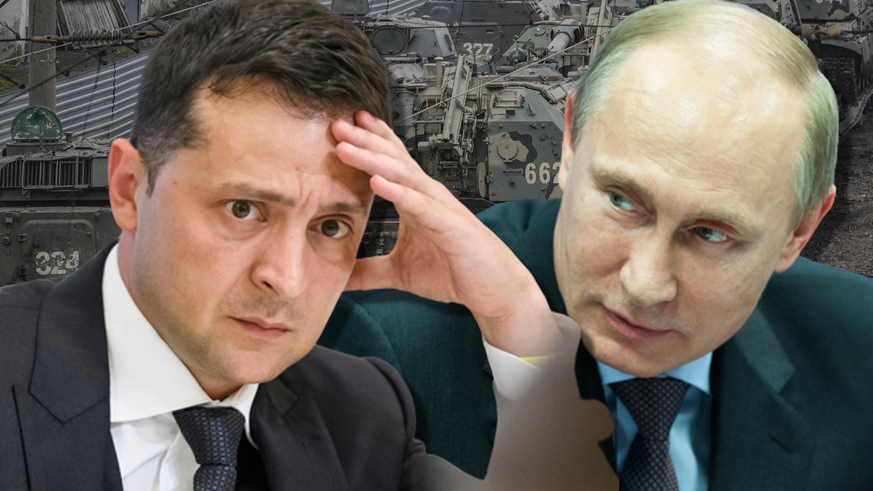 La guerre entre Le président Volodymyr Zelensky et Vladimir Poutine pourrait avoir lieu.