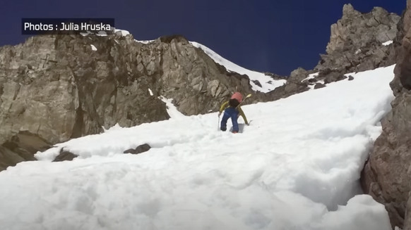 Un passage délicat lors de la 1re étape.